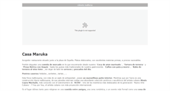 Desktop Screenshot of casamaruka.com